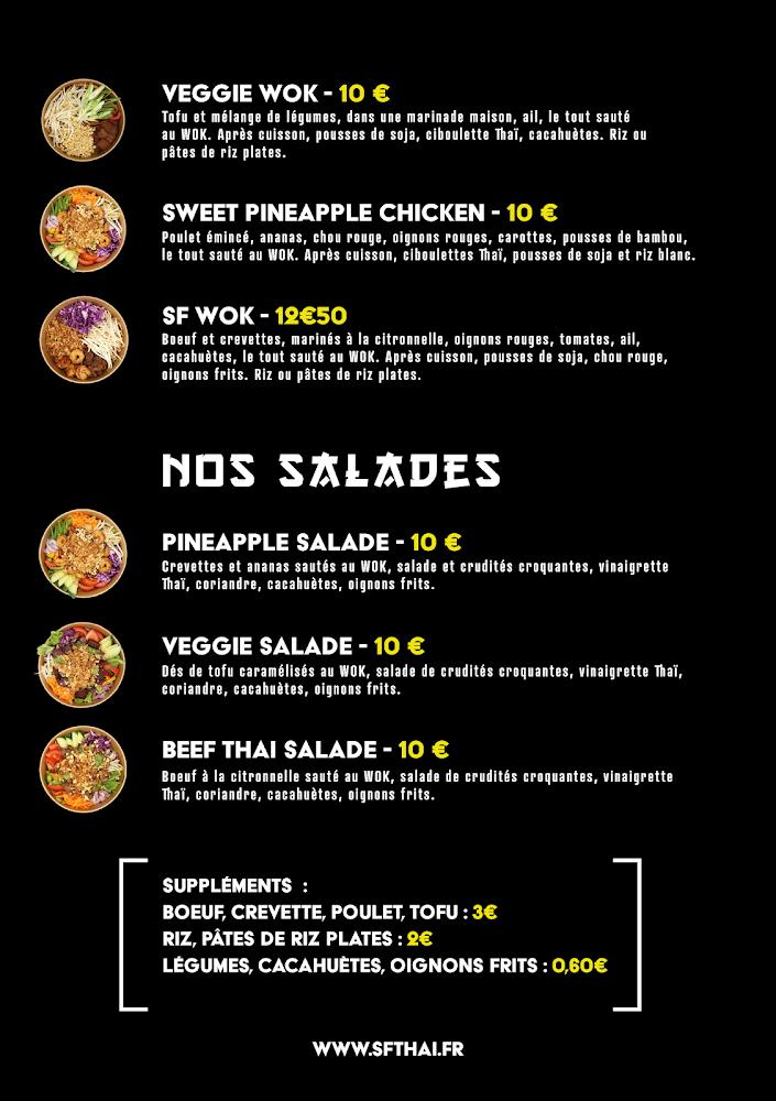 SF THAI | HYERES-LES-PALMIERS - Menu Image 3